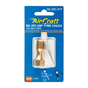 Tyre Chuck 1/4'f Lock 1pc Carded
